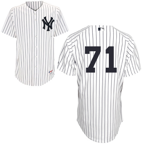 Corban Joseph #71 MLB Jersey-New York Yankees Men's Authentic Home White Baseball Jersey - Click Image to Close